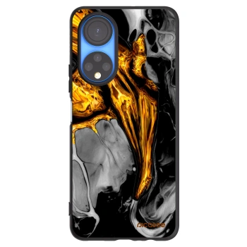 Picasee crna silikonska maskica za Honor X7 - Black Gold
