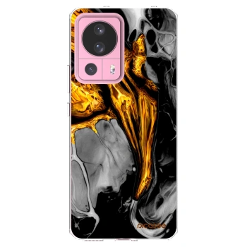 Picasee silikonska prozirna maskica za Xiaomi 13 Lite - Black Gold