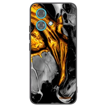 Picasee crna silikonska maskica za Motorola Edge 40 Neo - Black Gold