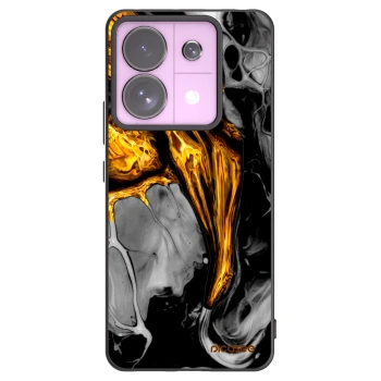 Picasee crna silikonska maskica za Xiaomi Redmi Note 13 Pro 5G - Black Gold