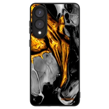 Maskica za Samsung Galaxy S25 Edge 5G - Black Gold