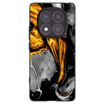 Picasee crna silikonska maskica za Xiaomi Redmi Note 14 Pro 4G - Black Gold