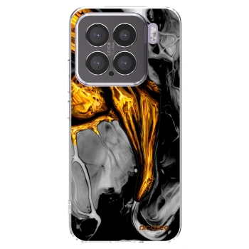 Picasee silikonska prozirna maskica za Xiaomi 15 - Black Gold