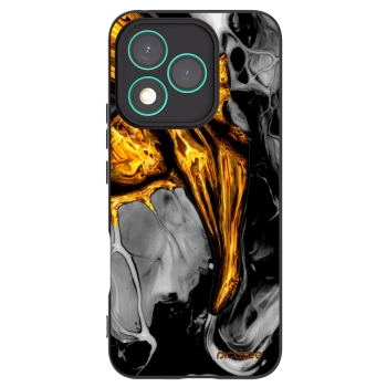 Picasee crna silikonska maskica za Honor 400 Lite 5G - Black Gold