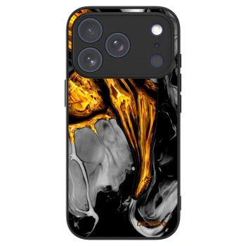 Picasee ULTIMATE CASE MagSafe za Apple iPhone 17 Pro - Black Gold