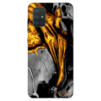 Maskica za Samsung Galaxy A71 A715F - Black Gold