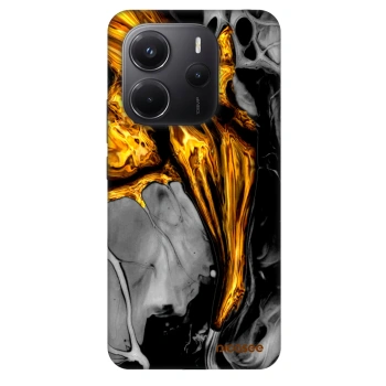 Picasee Fashion Case za Xiaomi Redmi Note 14 4G - Black Gold