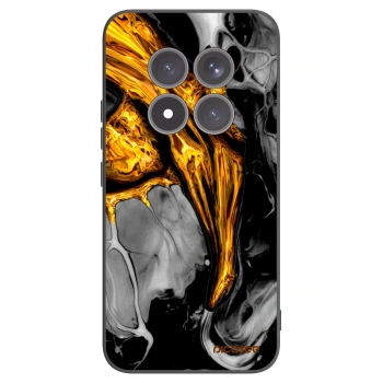 Picasee crna silikonska maskica za Xiaomi Redmi Note 15 Pro+ - Black Gold