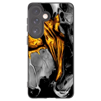 Picasee crna silikonska maskica za Samsung Galaxy S26+ - Black Gold
