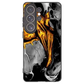 Picasee crna silikonska maskica za Samsung Galaxy S26 Ultra - Black Gold