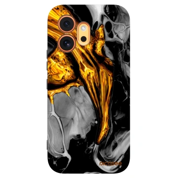Picasee crna silikonska maskica za Honor 600 - Black Gold