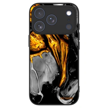 Picasee ULTIMATE CASE MagSafe za Apple iPhone 18 Pro - Black Gold