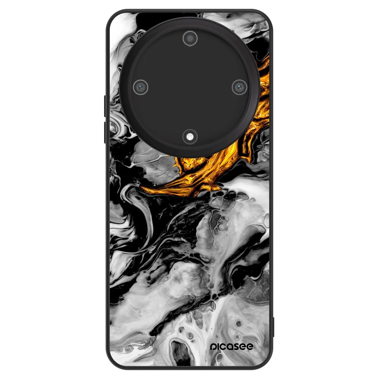 Picasee ULTIMATE CASE za Honor Magic5 Lite 5G - Black Gold 2