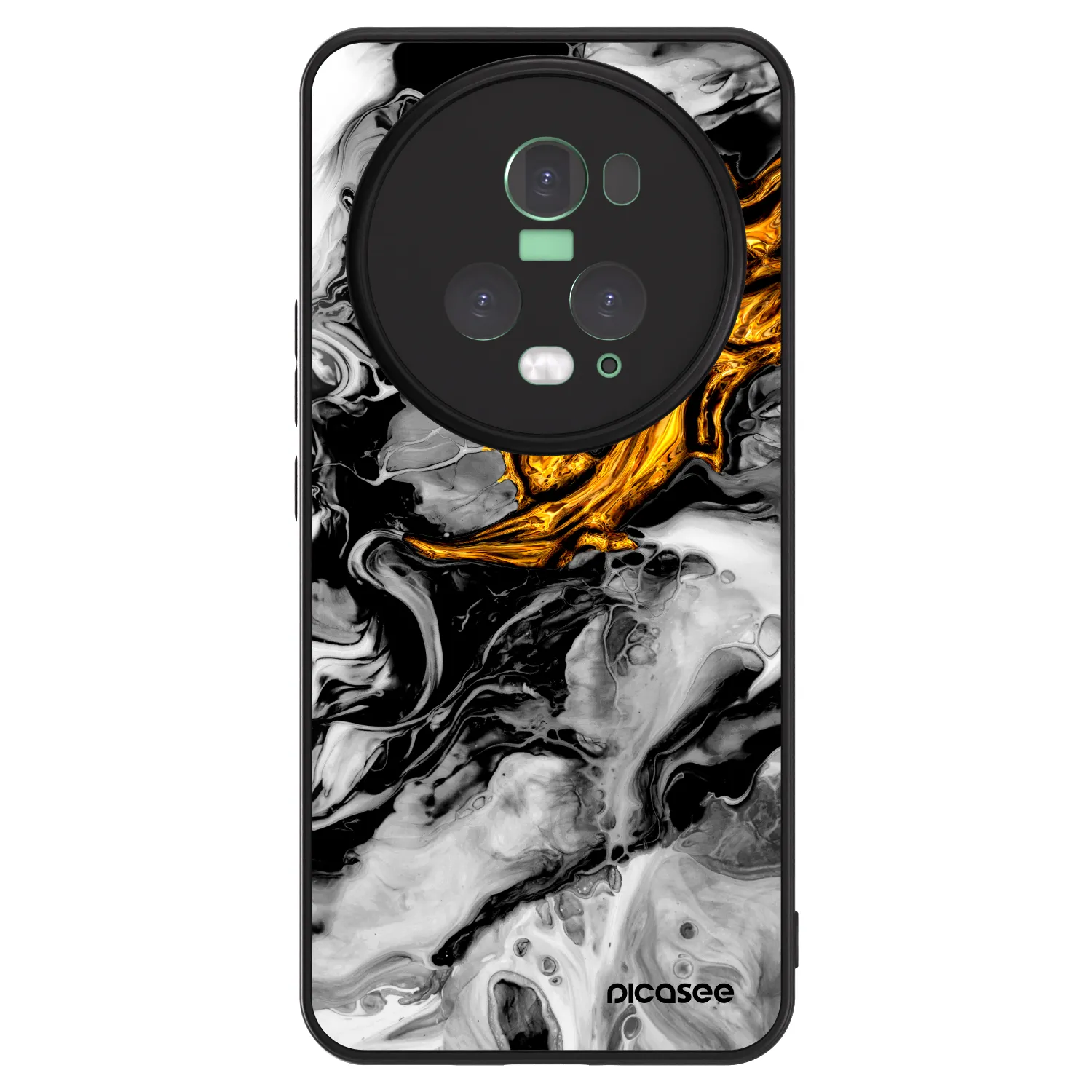 Picasee ULTIMATE CASE za Honor Magic5 Pro - Black Gold 2