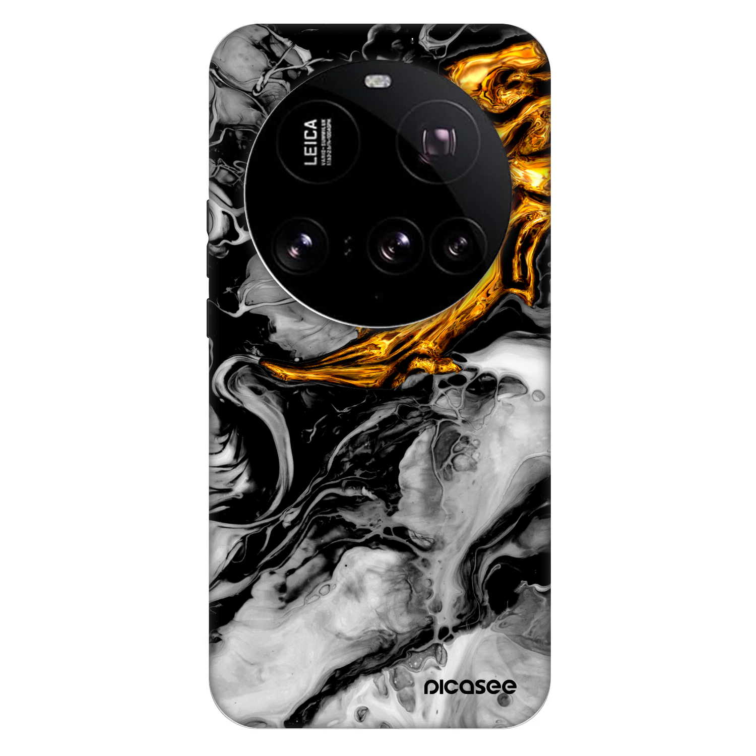 Picasee Fashion Case za Xiaomi 15 Ultra - Black Gold 2