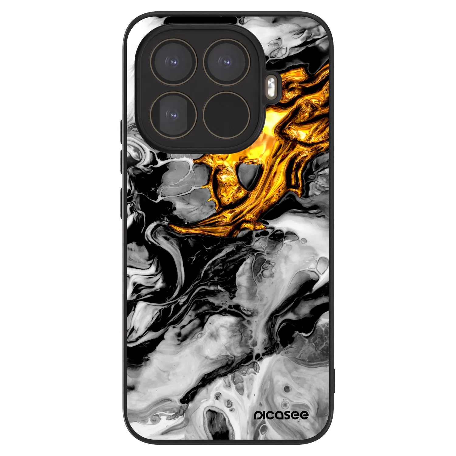 Picasee ULTIMATE CASE za Xiaomi 15T Pro - Black Gold 2