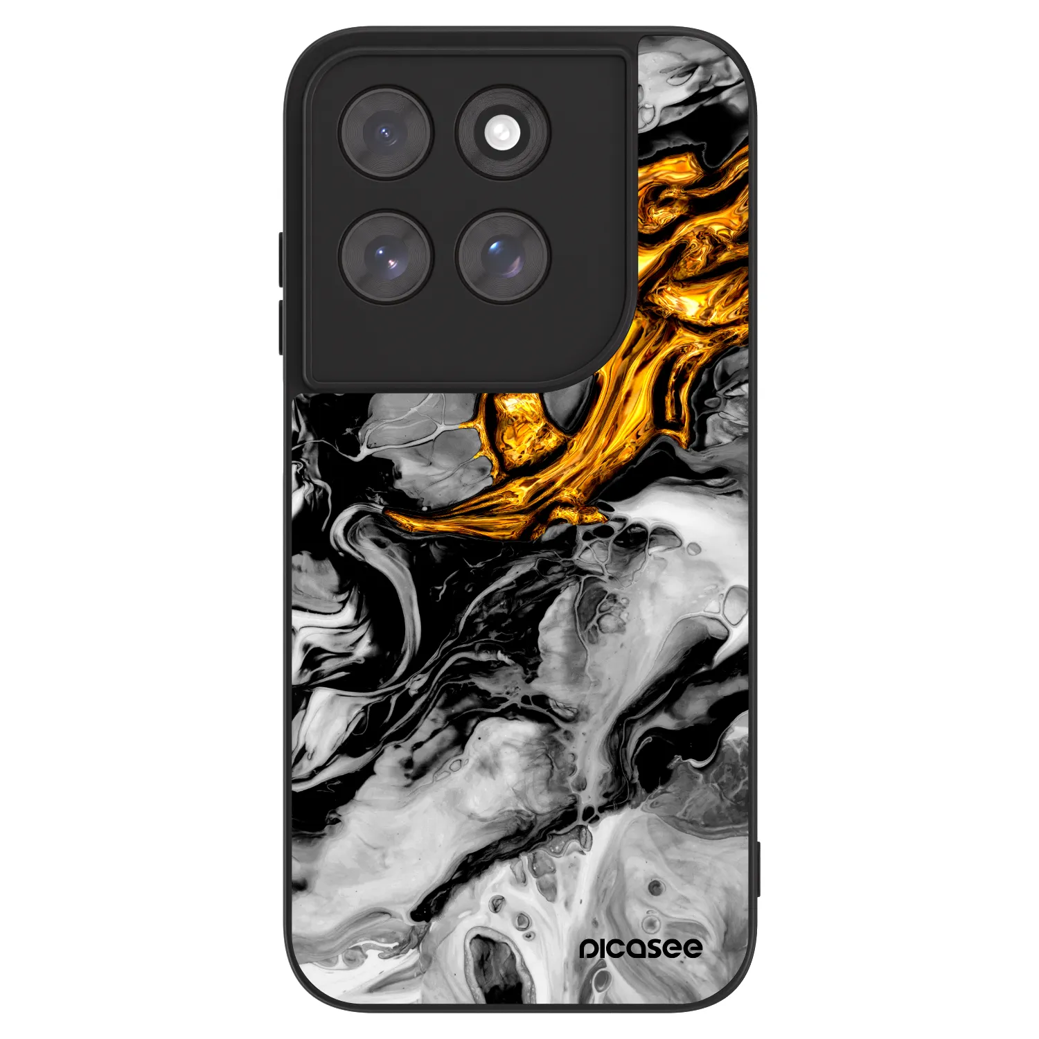 Picasee ULTIMATE CASE za Motorola Moto G77 - Black Gold 2