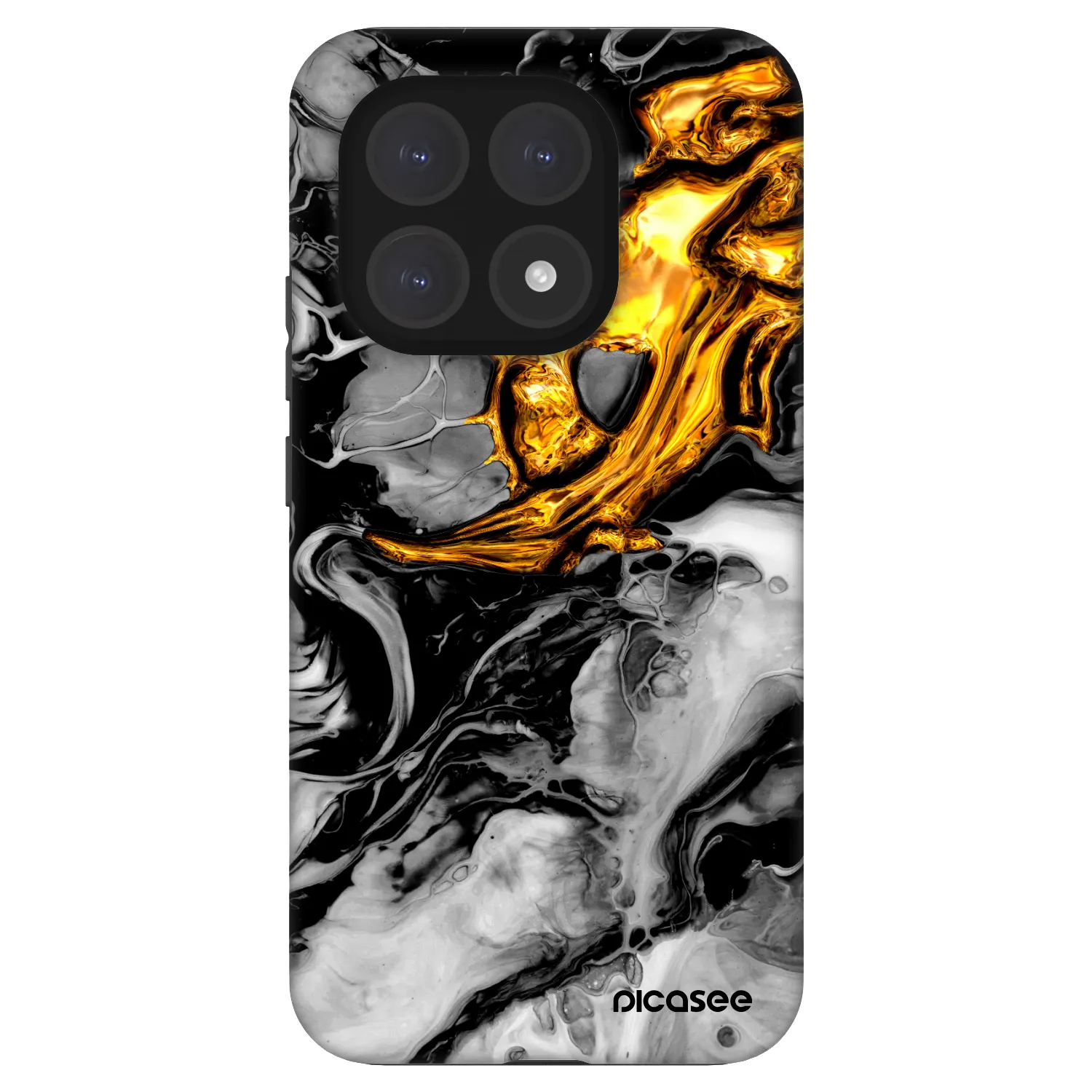 Picasee Fashion Case za Xiaomi 15T - Black Gold 2