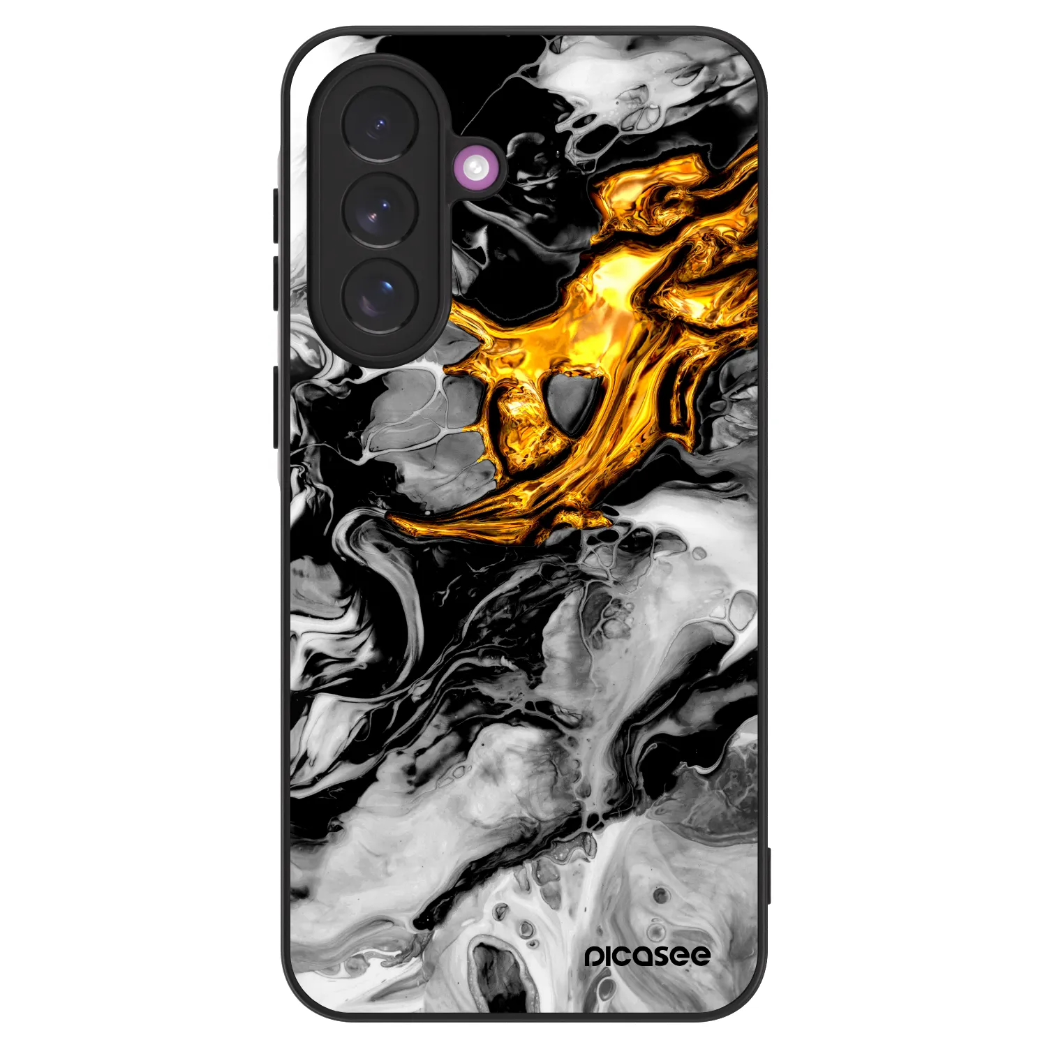 Picasee ULTIMATE CASE za Samsung Galaxy A37 - Black Gold 2