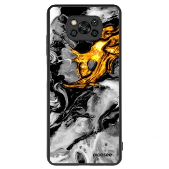 Maskica za Xiaomi Poco X3 - Black Gold 2
