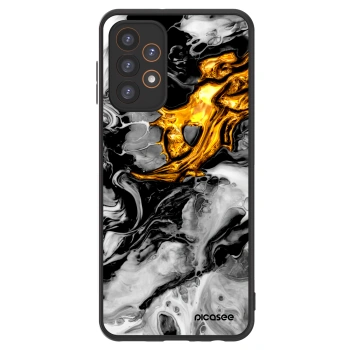 Picasee ULTIMATE CASE za Samsung Galaxy A23 A236B 5G - Black Gold 2