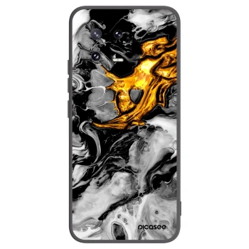 Picasee crna silikonska maskica za Xiaomi 13 Pro - Black Gold 2