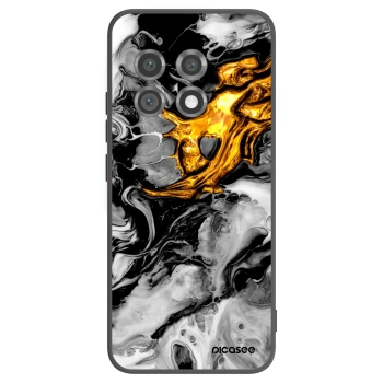 Picasee crna silikonska maskica za OnePlus 11 5G - Black Gold 2