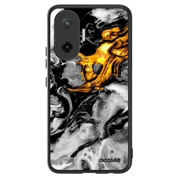 Maskica za Xiaomi Poco F7 Pro 5G - Black Gold 2