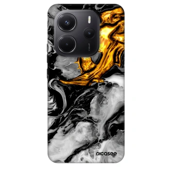 Maskica za Xiaomi Redmi Note 14 5G - Black Gold 2