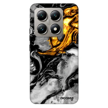 Maskica za Xiaomi 14T Pro - Black Gold 2