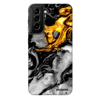 Maskica za Samsung Galaxy S21 5G G991B - Black Gold 2