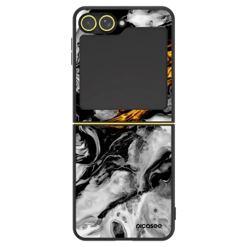 Maskica za Samsung Galaxy Z Flip7 FE 5G - Black Gold 2