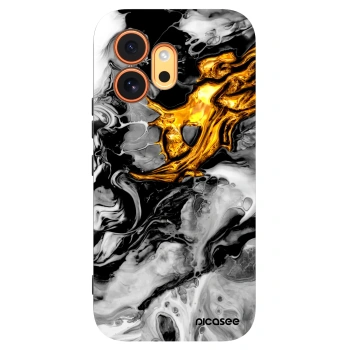 Picasee crna silikonska maskica za Honor 600 - Black Gold 2