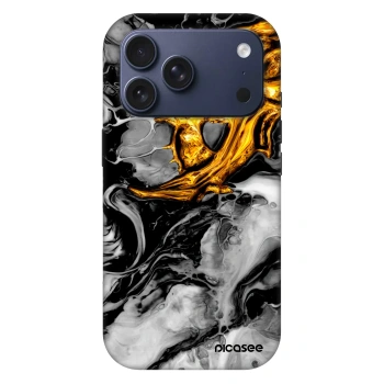 Picasee Fashion Case MagSafe za Apple iPhone 18 Pro - Black Gold 2