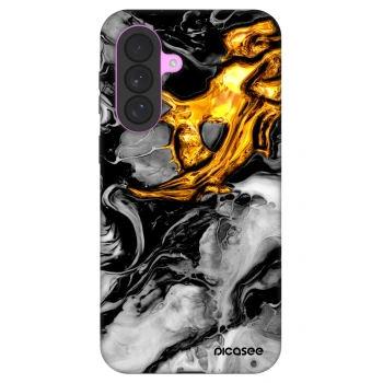 Picasee Fashion Case za Samsung Galaxy A37 - Black Gold 2