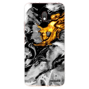Maskica za Xiaomi Redmi 8A - Black Gold 2