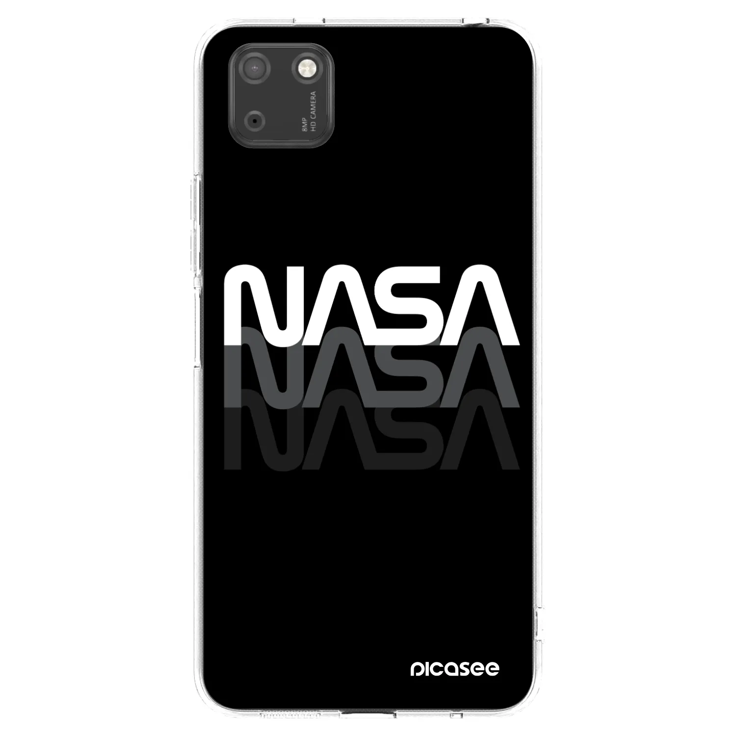 Picasee silikonska prozirna maskica za Huawei Y5P - NASA Triple