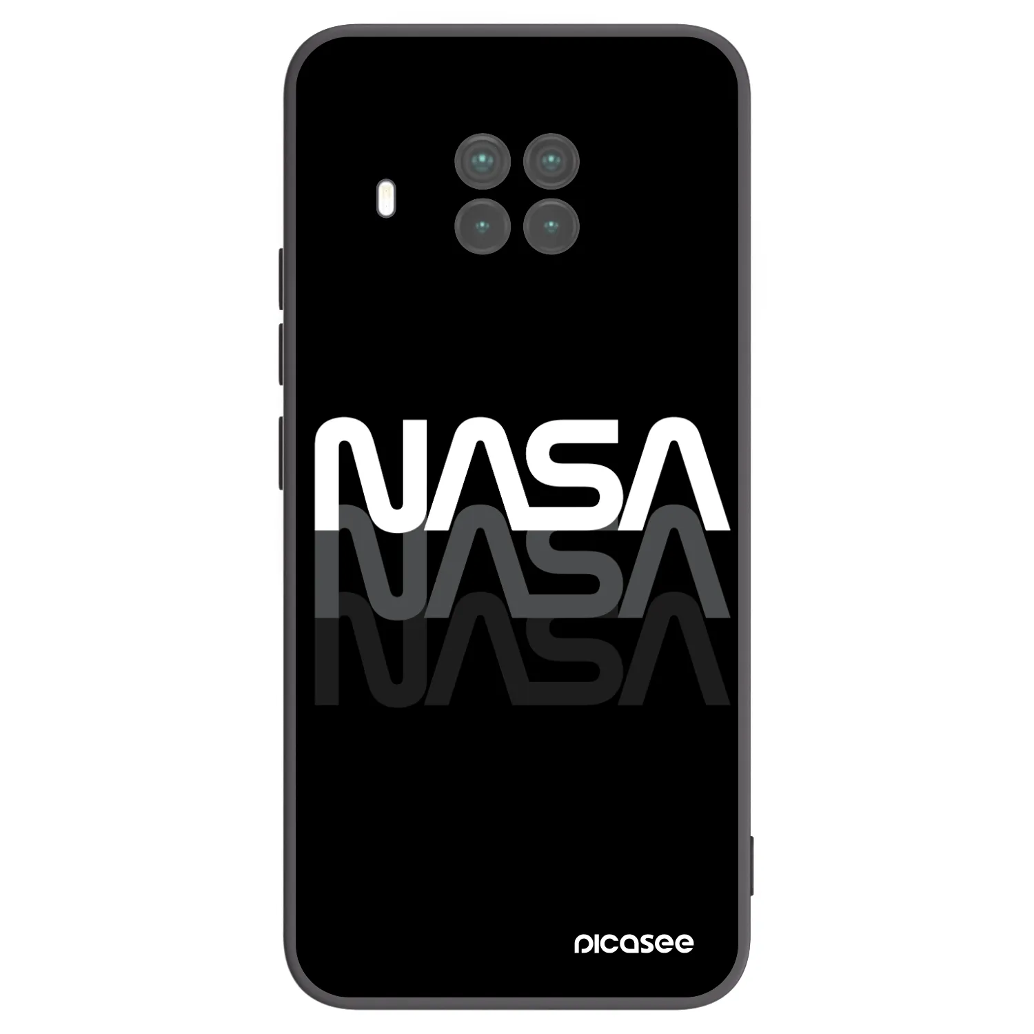 Picasee crna silikonska maskica za Xiaomi Mi 10T Lite - NASA Triple