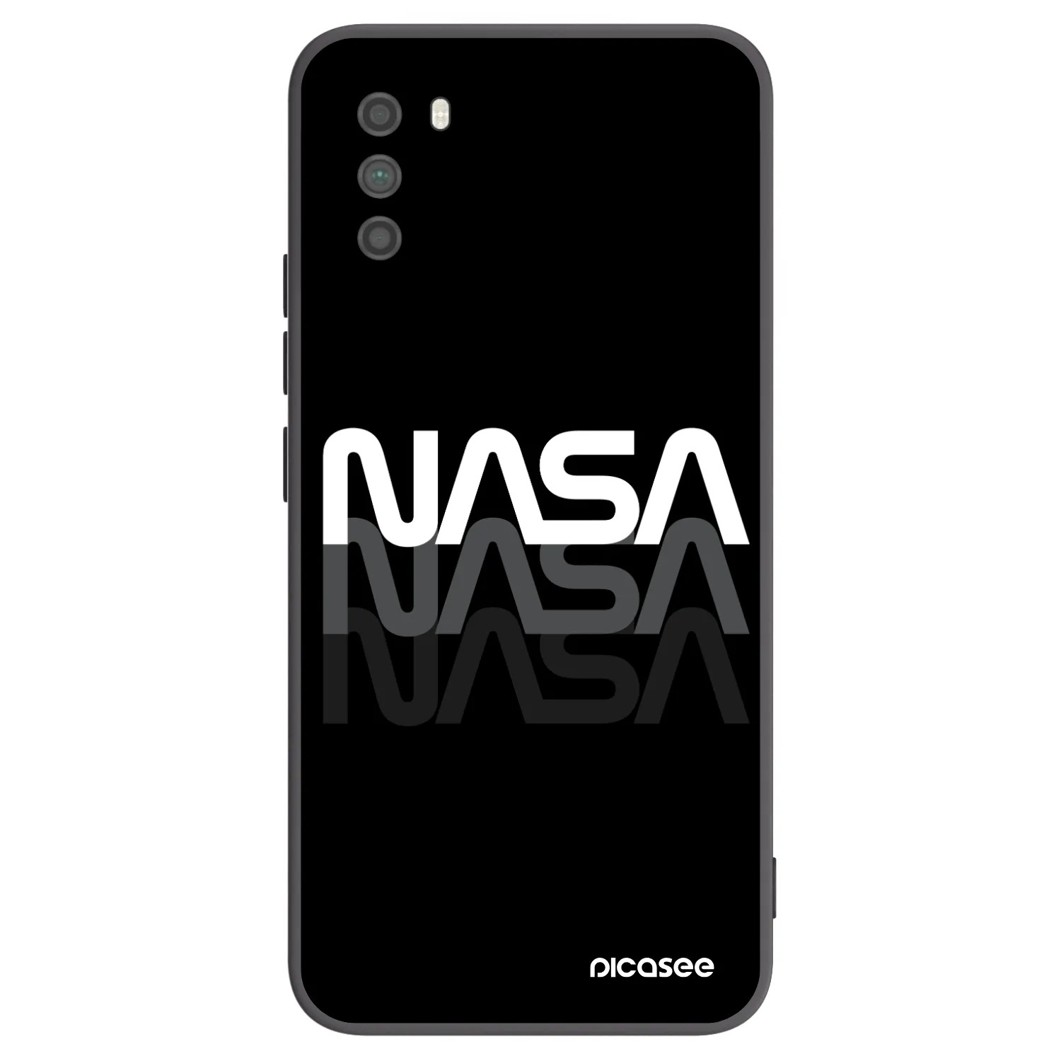 Picasee crna silikonska maskica za Xiaomi Poco M3 - NASA Triple