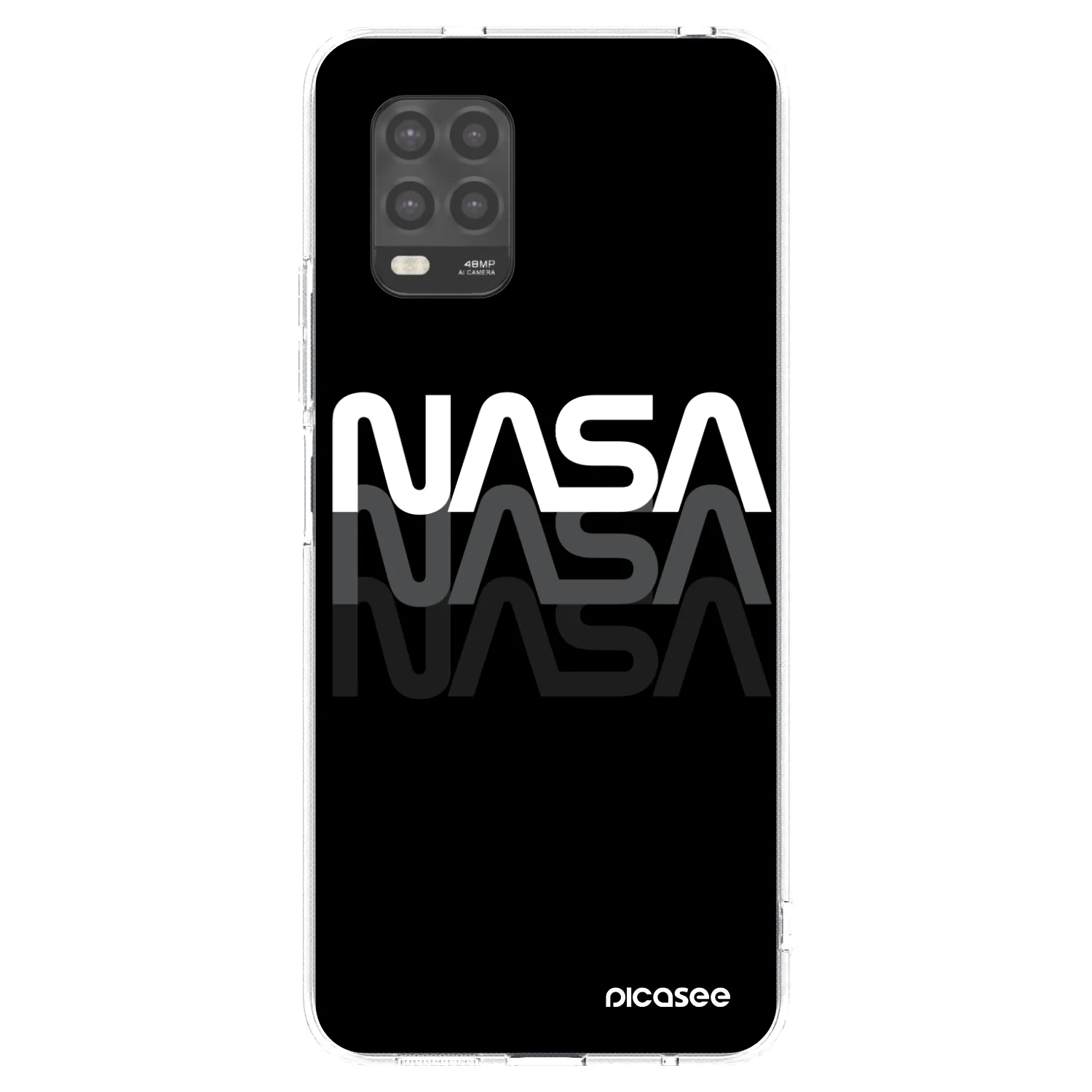 Picasee silikonska prozirna maskica za Xiaomi Mi 10 Lite - NASA Triple