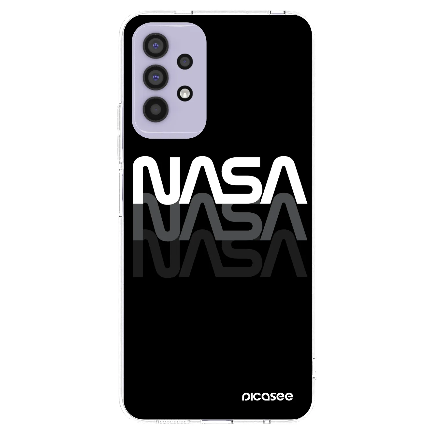Picasee silikonska prozirna maskica za Samsung Galaxy A32 4G SM-A325F - NASA Triple