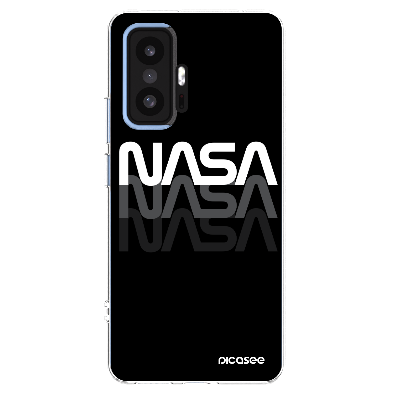 Picasee silikonska prozirna maskica za Xiaomi 11T - NASA Triple