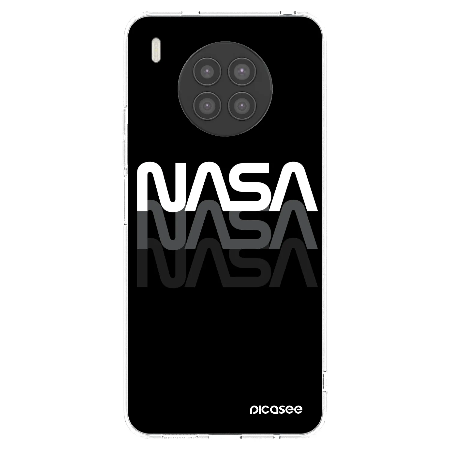 Picasee silikonska prozirna maskica za Huawei Nova 8i - NASA Triple