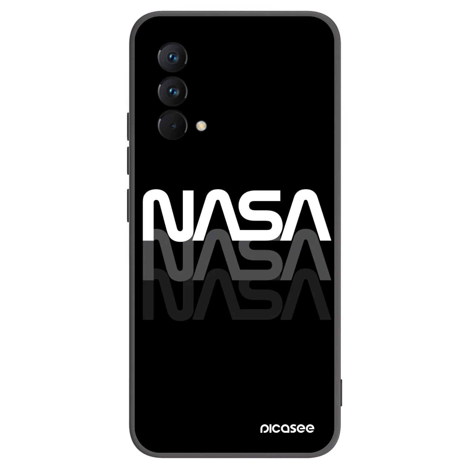 Picasee crna silikonska maskica za Realme GT Master Edition 5G - NASA Triple