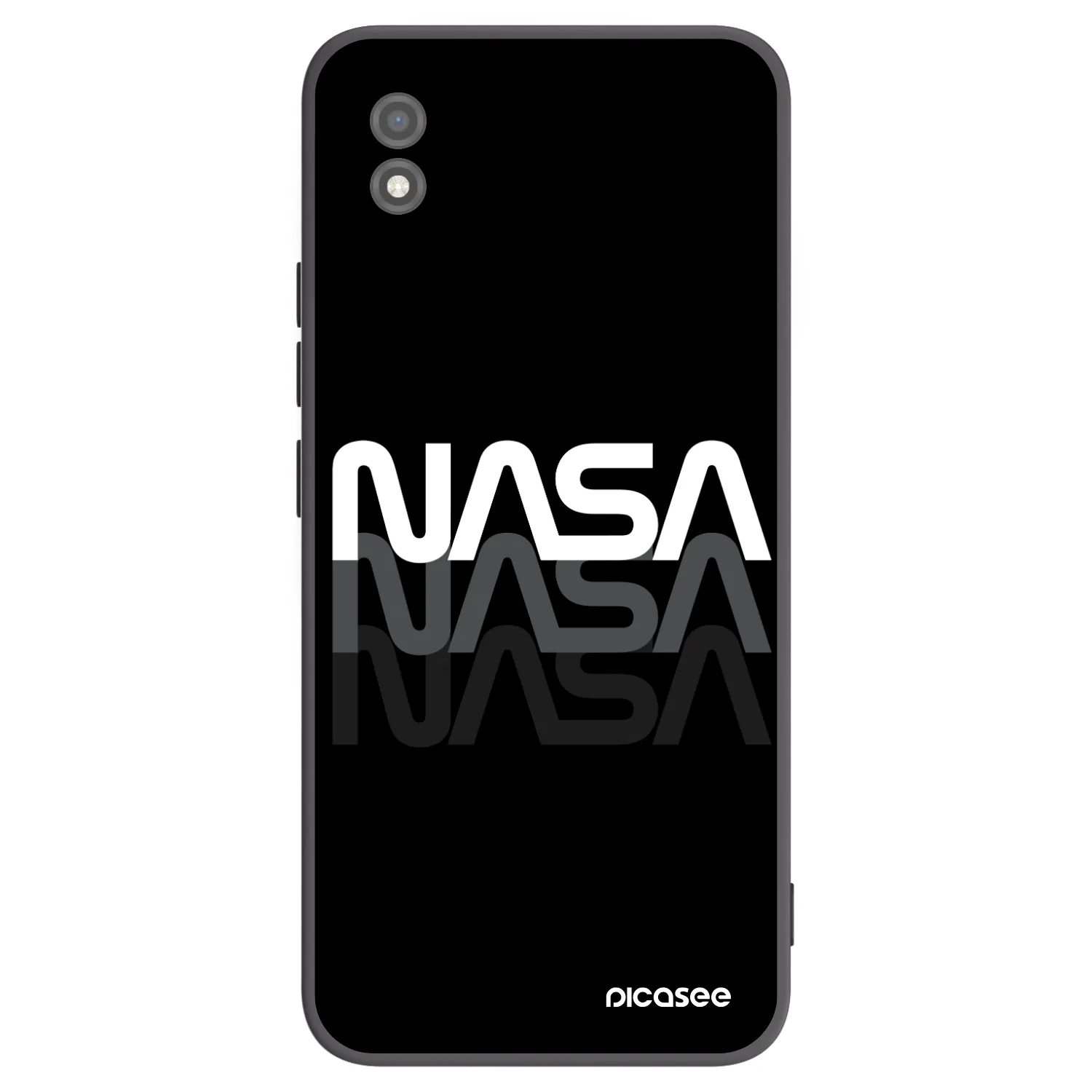 Picasee crna silikonska maskica za Realme C11 (2021) - NASA Triple