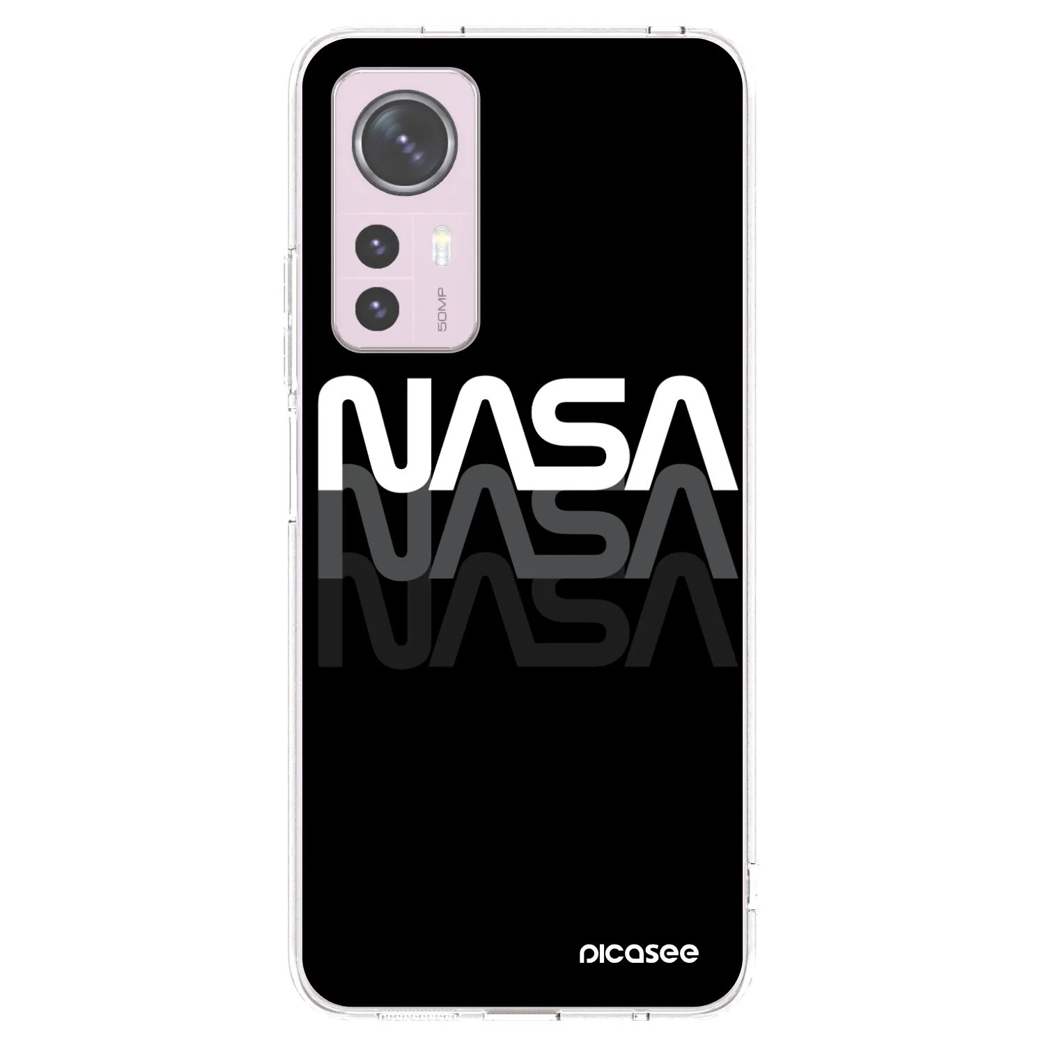 Picasee silikonska prozirna maskica za Xiaomi 12 - NASA Triple