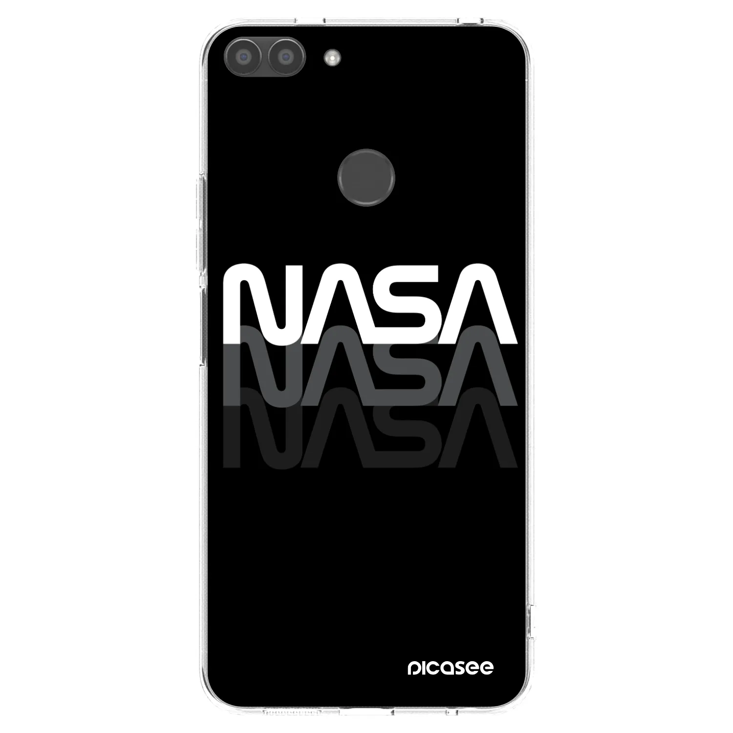 Picasee silikonska prozirna maskica za Huawei P Smart - NASA Triple