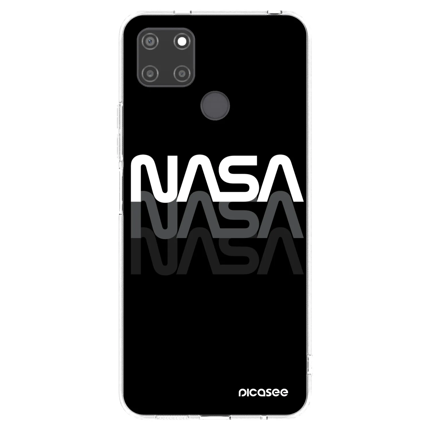 Picasee silikonska prozirna maskica za Realme C21Y - NASA Triple