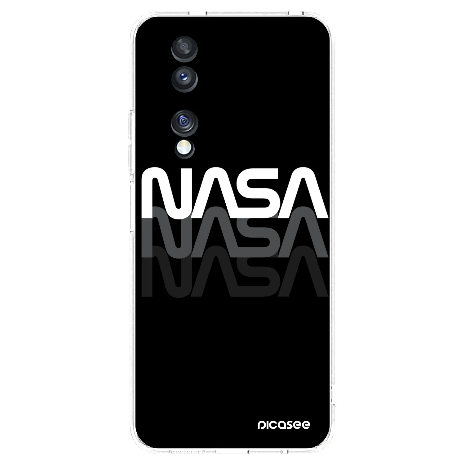 Picasee silikonska prozirna maskica za Honor 70 - NASA Triple