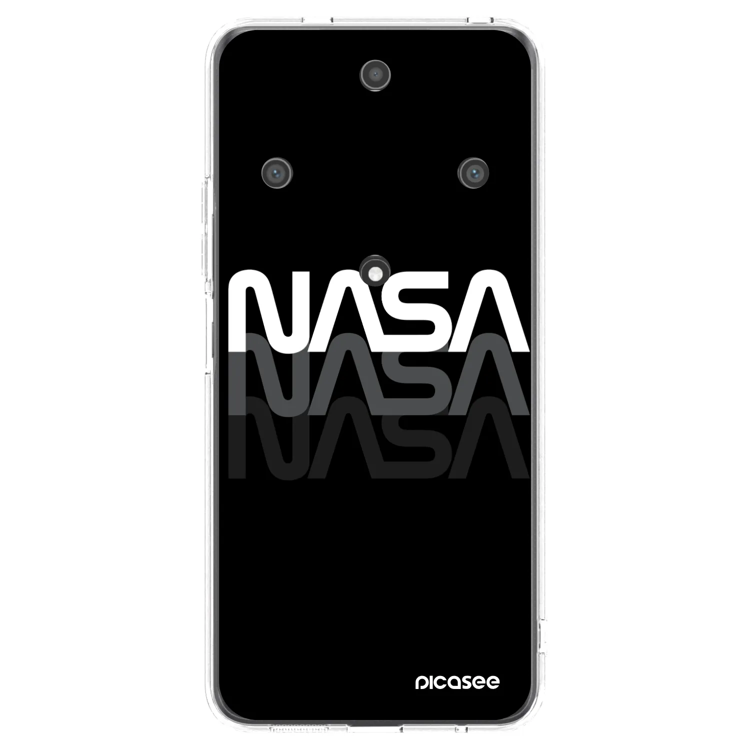 Picasee silikonska prozirna maskica za Honor Magic5 Lite 5G - NASA Triple